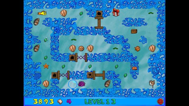 Freddi Fish and Luther's Maze Madness 4