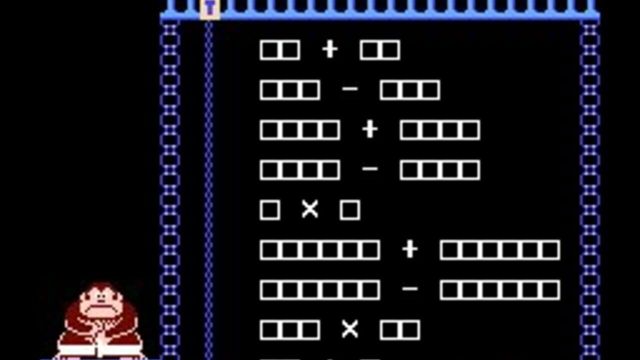 Donkey Kong Jr. Math 5