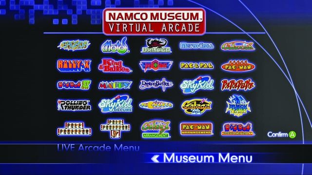 Namco Museum Virtual Arcade 1