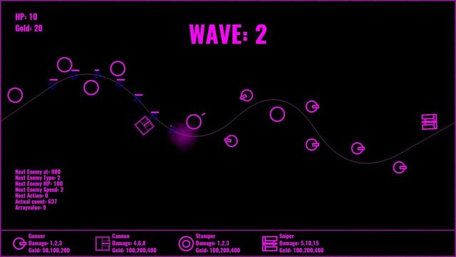 Neon Defense 1 : Pink Power 3