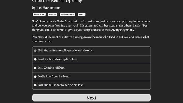Choice of Rebels: Uprising 1