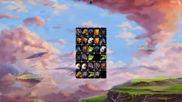 Food Monster and Animals Memory Match 2