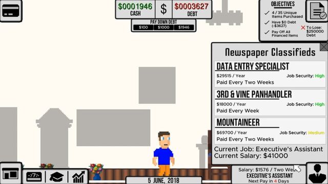 Life & Debt: A Real Life Simulator 3