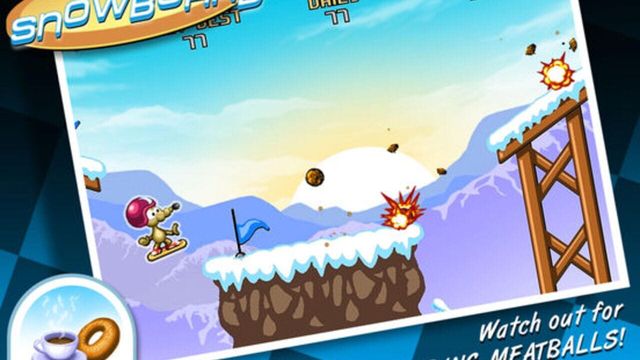 Rat on a Snowboard 5