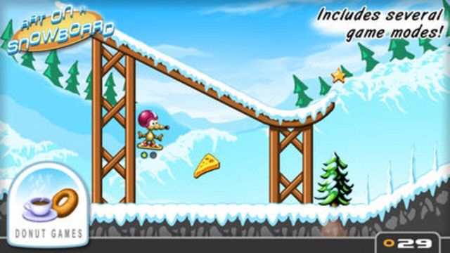 Rat on a Snowboard 6