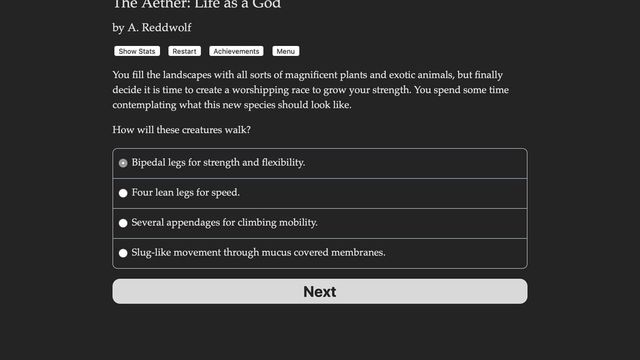 The Aether: Life as a God 4